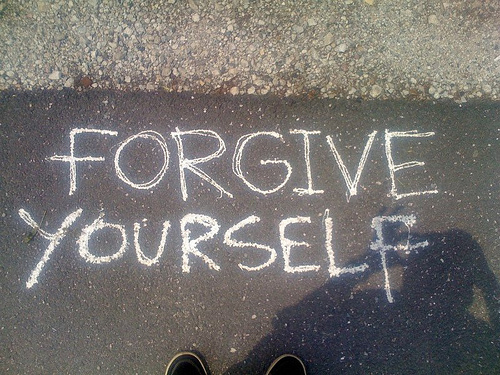 "Forgive yourself for not doing it right"